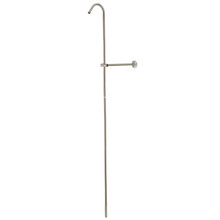 Kingston Brass CCR608 Vintage Shower Riser and Wall Support, Brushed Nickel