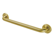 Kingston Brass DR814187 Laurel 18-Inch X 1-1/4-Inch OD Decorative Grab Bar, Brushed Brass