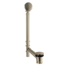 Kingston Brass CC2708 Tub Double Pivoting Waste and Overflow, 21 Gauge, Brushed Nickel