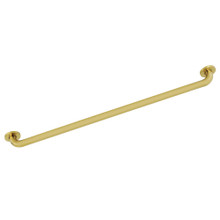 Kingston Brass GDR814367 Silver Sage 36-Inch X 1-1/4-Inch OD ADA Grab Bar, Brushed Brass