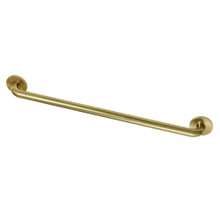 Kingston Brass GLDR814367 Silver Sage 36-Inch X 1-1/4-Inch OD ADA Grab Bar, Brushed Brass