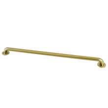 Kingston Brass DR514367 Meridian 36" x 1-1/4" O.D Grab Bar, Brushed Brass