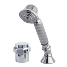 Kingston Brass KSK2241ARTR Deck Mount Hand Shower with Diverter for Roman Tub Faucet, Polished Chrome