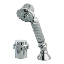 Kingston Brass KSK2241MRTR Deck Mount Hand Shower with Diverter for Roman Tub Faucet, Polished Chrome