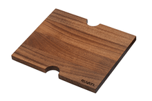 Ruvati 13 x 11 inch Solid Wood Cutting Board Sink Cover for RVH8215 and RVQ5215 workstation sinks - RVA1215