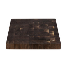 Ruvati 17 x 16 x 2 inch thick End-Grain Solid American Walnut Butcher Block Wood Large Cutting Board - RVA2445WAL