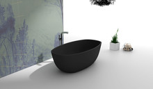 Cheviot  4111-KK GIORGIO Solid Surface Bathtub - 67x27.5x21.5 Free-Standing Bathtub