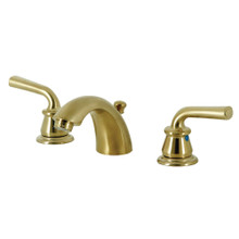 Kingston Brass  KB957RXLSB Restoration Mini-Widespread Bathroom Faucet, Brushed Brass