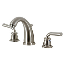 Kingston Brass  KB988RXL Restoration Widespread Bathroom Faucet with Pop-Up Drain, Brushed Nickel
