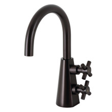 Kingston Brass  KS2295DX Constantine Two-Handle Single-Hole Bathroom Faucet with Push Pop-Up, Oil Rubbed Bronze