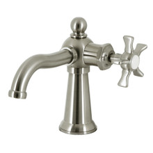 Kingston Brass  KS3548NX Hamilton Single-Handle Bathroom Faucet with Push Pop-Up, Brushed Nickel