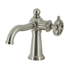 Kingston Brass  KS3548CG Fuller Single-Handle Bathroom Faucet with Push Pop-Up, Brushed Nickel