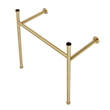 Kingston Brass  Fauceture VPB28147 Hartford Stainless Steel Console Sink Legs, Brushed Brass