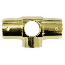 Kingston Brass  CCRCB2 Vintage Shower Rod Connector 5 Holes, Polished Brass