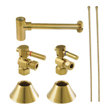 Kingston Brass  CC43107DLLKB30 Modern Plumbing Sink Trim Kit with Bottle Trap, Brushed Brass
