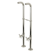 Kingston Brass  CC266S6BEX Freestanding Supply Line Package, Polished Nickel