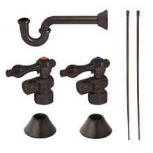 Kingston Brass  CC43105LKB30 Traditional Plumbing Sink Trim Kit with P-Trap, Oil Rubbed Bronze