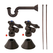 Kingston Brass  CC53305LKB30 Traditional Plumbing Sink Trim Kit with P-Trap, Oil Rubbed Bronze