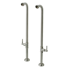Kingston Brass  AE810S8DL Concord Freestanding Tub Supply Line, Brushed Nickel