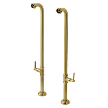 Kingston Brass  AE810S7DL Concord Freestanding Tub Supply Line, Brushed Brass