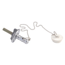 Kingston Brass  CC1111 Rubber Stopper Chain and Attachment for CC1001, Polished Chrome