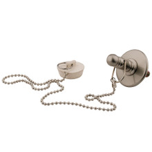 Kingston Brass  CC1118 Rubber Stopper Chain and Attachment for CC1008, Brushed Nickel