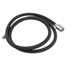 Kingston Brass  KH1470 59-Inch Braided Hose for Pull-Out Kitchen Faucet, Black