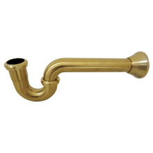 Kingston Brass  Fauceture CC2127 Vintage 1-1/2 Inch Decor P-Trap, Brushed Brass