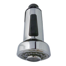 Kingston Brass  KDH8411 2-Function Pull-Down Kitchen Faucet Sprayer Head, Polished Chrome
