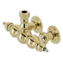 Kingston Brass  ABT770-2 Vintage 3-3/8 inch Wall Mount Faucet Body, Polished Brass