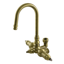 Kingston Brass  ABT200-3 Vintage Gooseneck Tub Faucet Body, Antique Brass