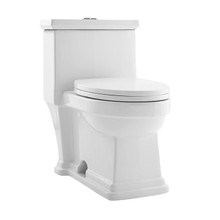 Swiss Madison  SM-1T113 Voltaire One-Piece Elongated Toilet Dual-Flush 1.1/1.6 gpf - Glossy White
