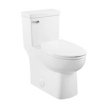 Swiss Madison  SM-1T116 Classé One-Piece Toilet with Front Flush Handle 1.28 gpf - Glossy White
