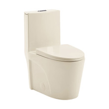 Swiss Madison  SM-1T254BQ St. Tropez One-Piece Elongated Toilet Vortex Dual-Flush 1.1/1.6 gpf in Bisque