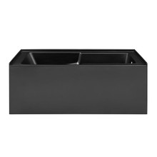 Swiss Madison  SM-AB542MB Voltaire 60" X 32" Right-Hand Drain Alcove Bathtub with Apron in Matte Black