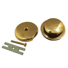 Kingston Brass DTT5302A2 Toe Tap Drain Kit - Polished Brass