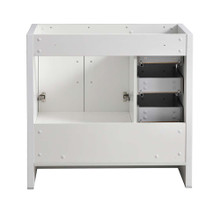 Fresca  FCB9436WH-L Fresca Imperia 36" Glossy White Free Standing Modern Bathroom Vanity Cabinet - Left Version