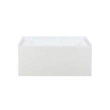 Swiss Madison  SM-AB551 Voltaire 48" X 32" Right-Hand Drain Alcove Bathtub with Apron  in Glossy White