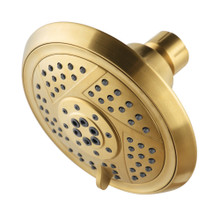 Kingston Brass  KX1557 Vilbosch 5-Inch 5-Function Shower Head, Brushed Brass