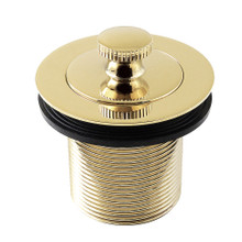 Kingston Brass  DLT17PB 1-1/2" Lift and Turn Tub Drain with 1-3/4" Body Thread, Polished Brass