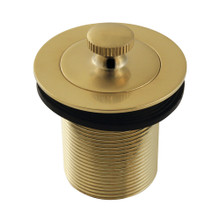 Kingston Brass  DLT20SB 1-1/2" Lift and Turn Tub Drain with 2" Body Thread, Brushed Brass