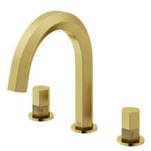 Vigo  VG01303MG Hart Widespread Two Handle Bathroom Faucet In Matte Brushed Gold