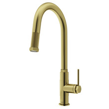 Vigo  VG02035MG Hart Arched Pull-Down Kitchen Faucet In Matte Brushed Gold