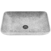 Vigo VG04056 Concreto Stone 22 In. Rectangular Bathroom Vessel Sink