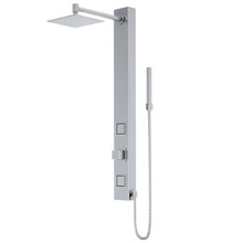 Vigo VG08014ST Orchid Retro-Fit Shower Panel In Stainless Steel