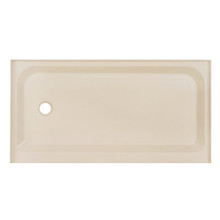 Swiss Madison  SM-SB515V Voltaire 60 x 32 Single-Threshold, Left-Hand Drain, Shower Base in Biscuit
