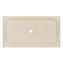 Swiss Madison  SM-SB523V Voltaire 60 x 36 Single-Threshold, Center Drain, Shower Base in Biscuit