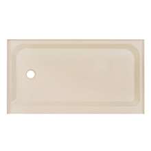 Swiss Madison  SM-SB513V Voltaire 60 x 36 Single-Threshold, Left-Hand Drain, Shower Base in Biscuit