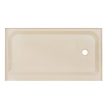 Swiss Madison  SM-SB512V Voltaire 60 x 36 Single-Threshold, Right-Hand Drain, Shower Base in Biscuit