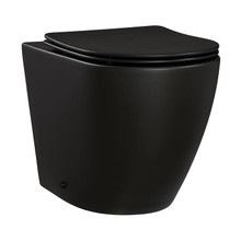 Swiss Madison  SM-WT514MB St. Tropez Back to Wall Concealed Tank Toilet Bowl in Matte Black